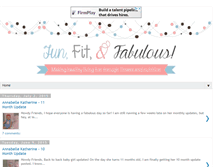 Tablet Screenshot of funfitandfabulouswithlauren.blogspot.com