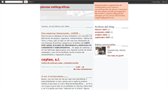 Desktop Screenshot of plumasestilograficas.blogspot.com
