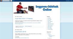 Desktop Screenshot of ingyenesjatek.blogspot.com