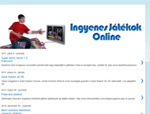 Tablet Screenshot of ingyenesjatek.blogspot.com