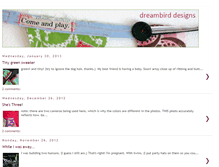 Tablet Screenshot of dreambirddesigns.blogspot.com