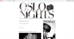 Desktop Screenshot of oslonights.blogspot.com