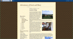 Desktop Screenshot of adventuresofscottandmary.blogspot.com