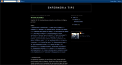 Desktop Screenshot of enfermeriatips.blogspot.com