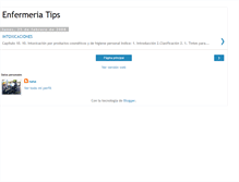 Tablet Screenshot of enfermeriatips.blogspot.com