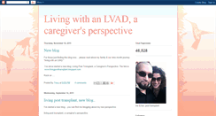 Desktop Screenshot of livingwithanlvad.blogspot.com