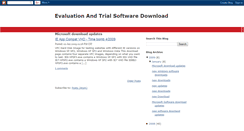 Desktop Screenshot of evaluationsoftwaredownload.blogspot.com