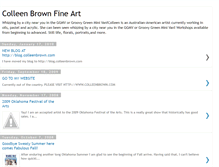 Tablet Screenshot of colleenbrownfineart.blogspot.com