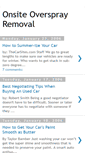 Mobile Screenshot of onsiteoversprayremoval.blogspot.com