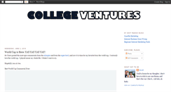 Desktop Screenshot of collegeventures.blogspot.com