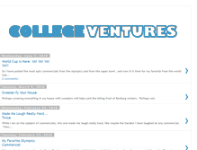 Tablet Screenshot of collegeventures.blogspot.com