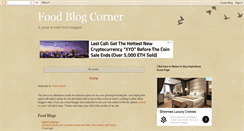 Desktop Screenshot of foodblogcorner.blogspot.com