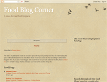 Tablet Screenshot of foodblogcorner.blogspot.com