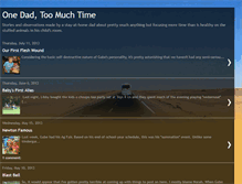Tablet Screenshot of onedadtoomuchtime.blogspot.com