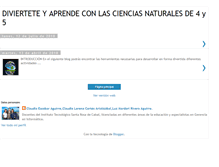 Tablet Screenshot of divierteteconlasciencias4y5.blogspot.com