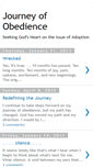 Mobile Screenshot of obediencejourney.blogspot.com