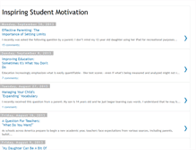 Tablet Screenshot of inspiringstudentmotivation.blogspot.com