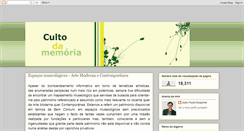 Desktop Screenshot of cultodamemoria.blogspot.com