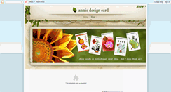 Desktop Screenshot of anniedesign.blogspot.com