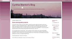 Desktop Screenshot of cynthiablanton.blogspot.com