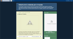 Desktop Screenshot of historiadelaredondaporelmundo.blogspot.com