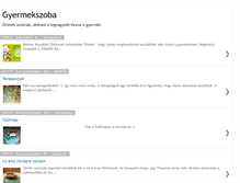 Tablet Screenshot of gyermekszoba.blogspot.com