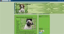 Desktop Screenshot of oseucachorro.blogspot.com