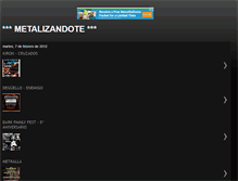 Tablet Screenshot of metalizandote-fechas.blogspot.com