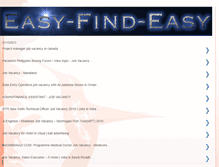 Tablet Screenshot of easy-find-easy-jobs.blogspot.com