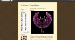 Desktop Screenshot of ocultismo-e-vampirismo.blogspot.com