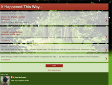 Tablet Screenshot of ithappenedthisway.blogspot.com