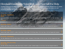 Tablet Screenshot of clevelandcommunityvoicemail.blogspot.com