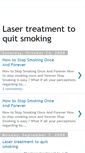 Mobile Screenshot of laser-treatment-to-quit-smoking-now.blogspot.com