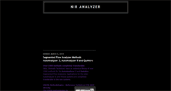 Desktop Screenshot of free-nir-analyzer.blogspot.com