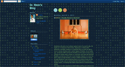 Desktop Screenshot of drsteinsblog.blogspot.com