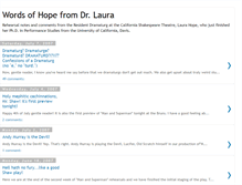 Tablet Screenshot of laurahopedramaturg.blogspot.com