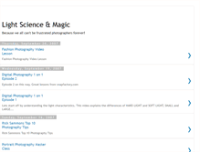 Tablet Screenshot of lightsciencemagic.blogspot.com