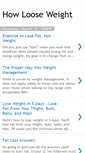 Mobile Screenshot of how-loose-weights.blogspot.com