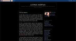 Desktop Screenshot of letrasmortas.blogspot.com