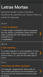 Mobile Screenshot of letrasmortas.blogspot.com