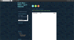 Desktop Screenshot of canliskortv.blogspot.com