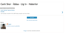 Tablet Screenshot of canliskortv.blogspot.com