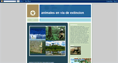 Desktop Screenshot of animaextincion.blogspot.com