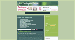 Desktop Screenshot of freealltooltutorials.blogspot.com