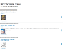 Tablet Screenshot of dirtygreeniehippie.blogspot.com
