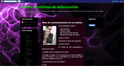 Desktop Screenshot of diseodesistemadeinformacin.blogspot.com