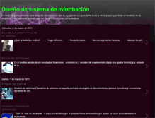 Tablet Screenshot of diseodesistemadeinformacin.blogspot.com
