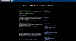 Desktop Screenshot of m4a1carbinerevolvergrips.blogspot.com