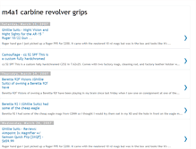 Tablet Screenshot of m4a1carbinerevolvergrips.blogspot.com