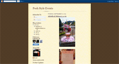 Desktop Screenshot of poshstyleevents.blogspot.com